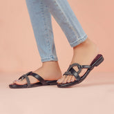 Regina Braided Black Flats