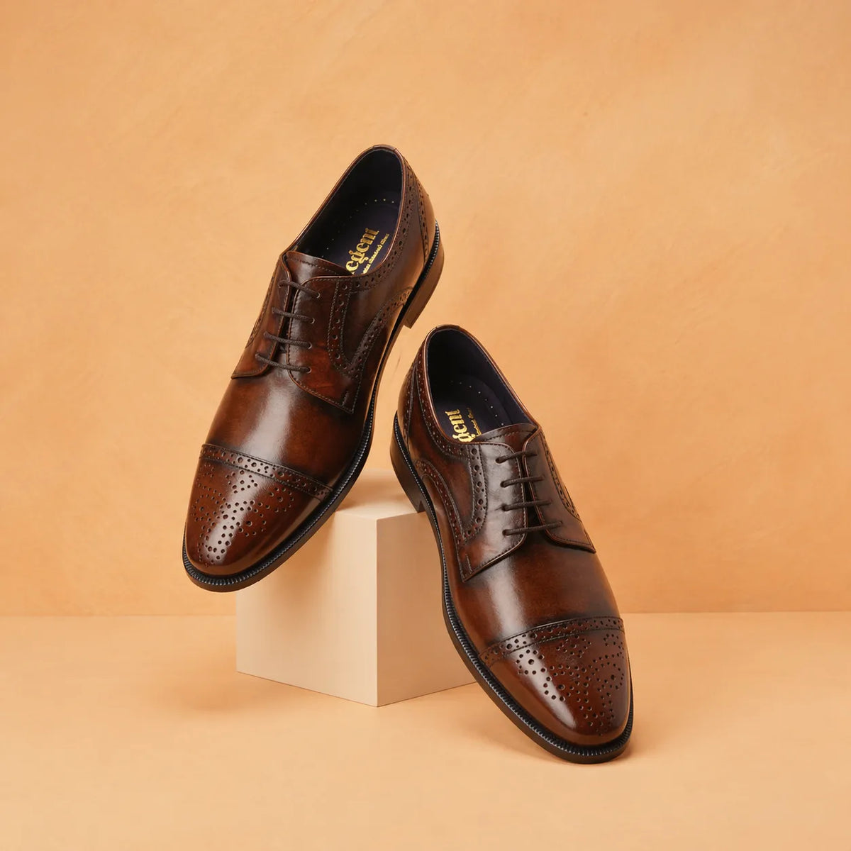 Signature Brogue Oxford - Brown