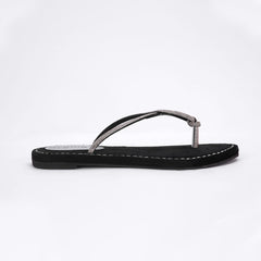 Regina Black Velvet Sandals