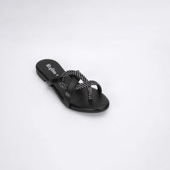 Regina Braided Black Flats